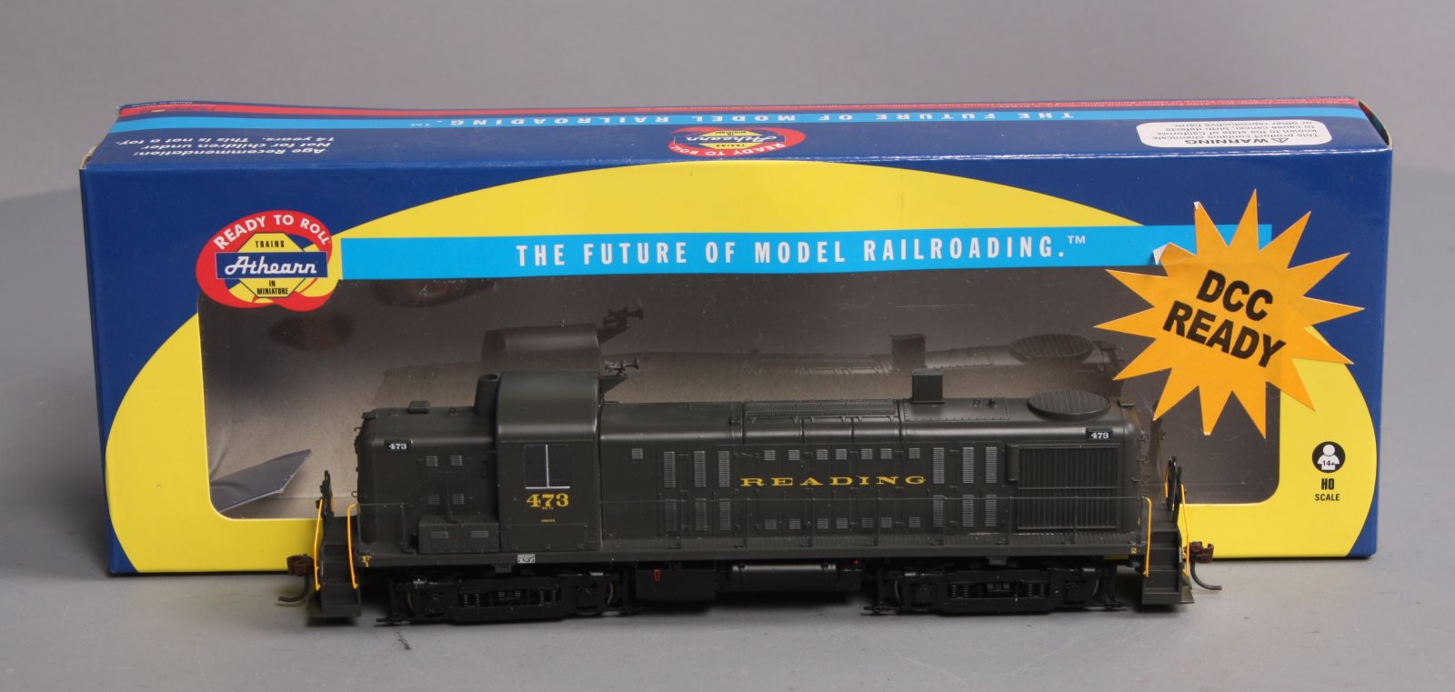 Athearn 96788 HO Reading Pullman Green RTR Alco RS3 Diesel Locomotive #473
