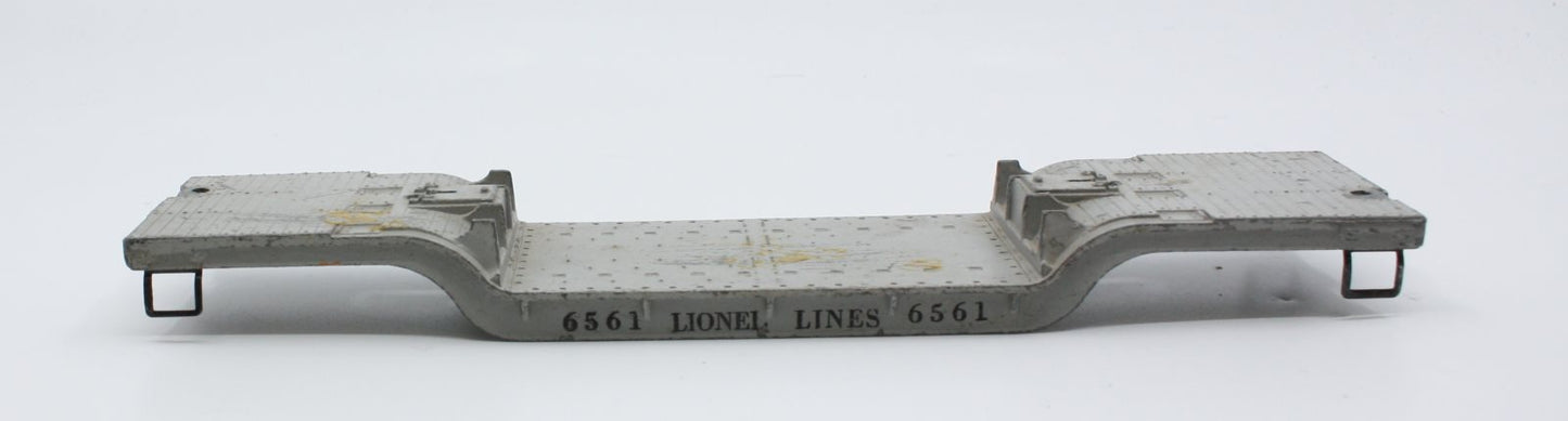 Lionel 6561-1 Gray Diecast Metal Flatcar Truck and Frame Assembly