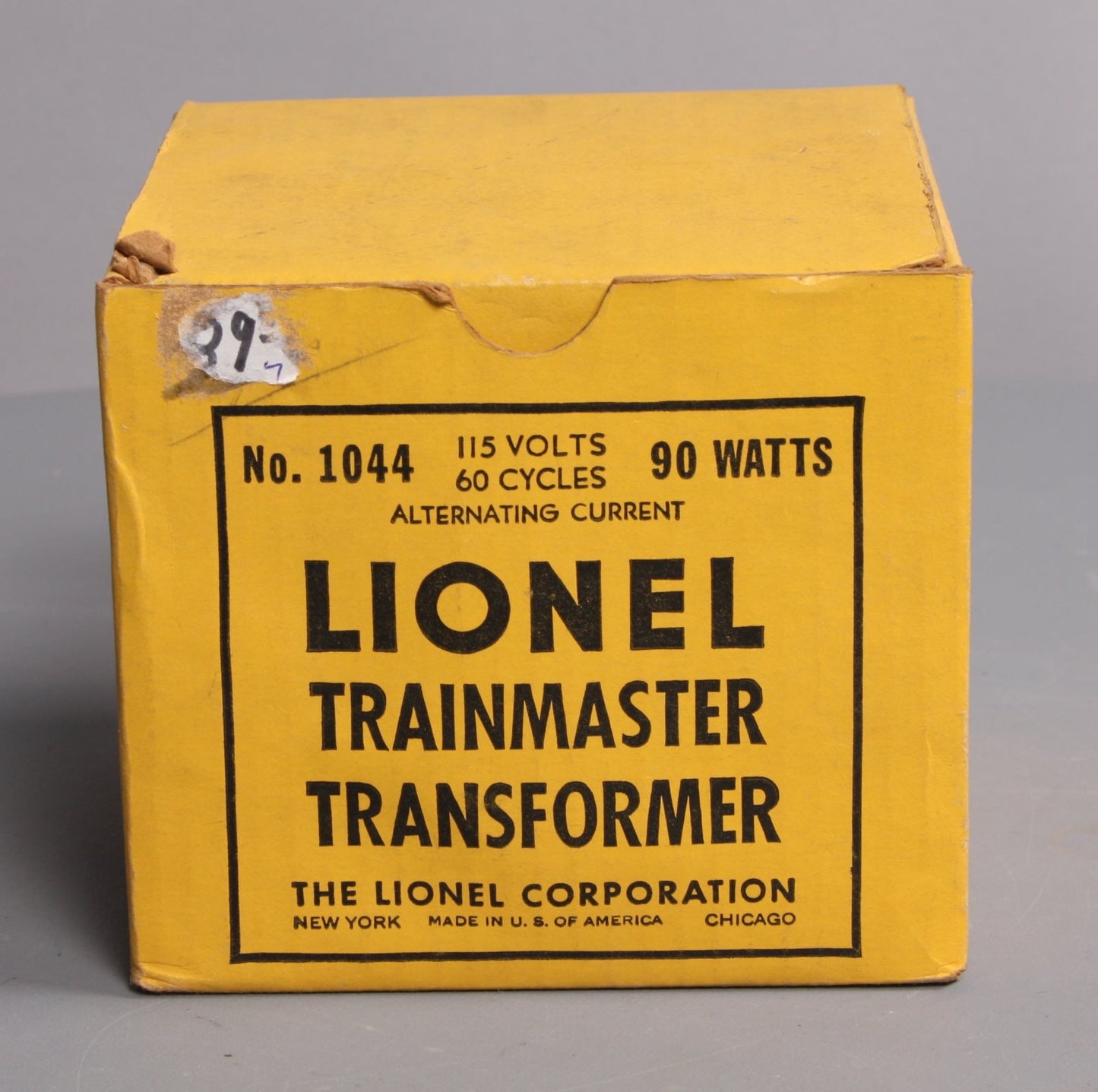 Lionel 1044 Vintage O 90 Watt Transformer w/Whistle Control