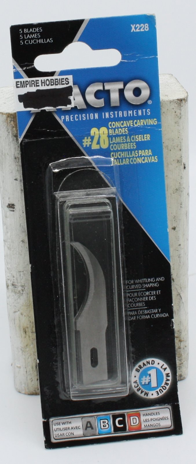 X-Acto X228 #28 Concaving (Hooked) Blades