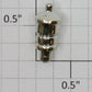 Lionel 85102-910 G Scale 4-4-2 Steam Locomotive Chrome Plastic Pop Valve