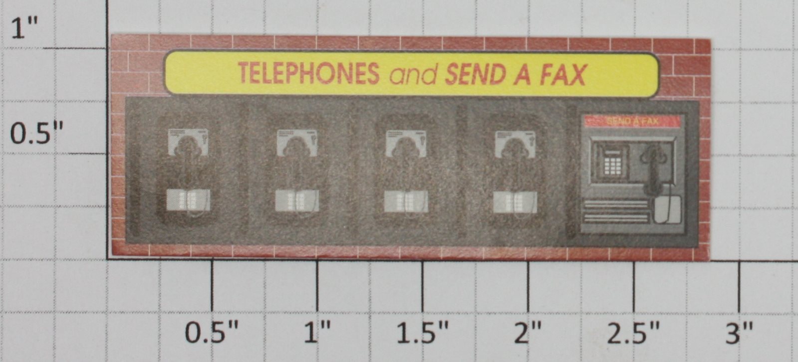 Lionel 12962-11 Service Center Building Large Window Insert