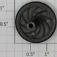 Lionel 8187401315 G Scale Black Rolling Stock Wheel
