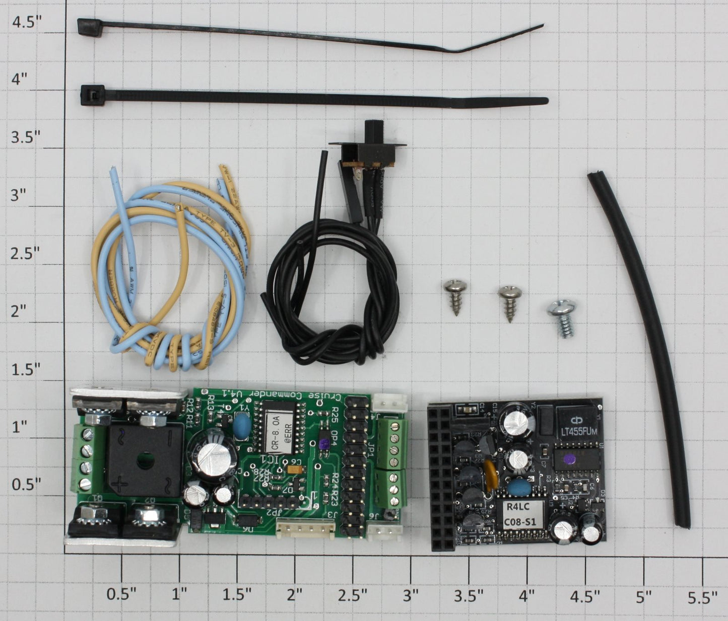 Electric Railroad ERRCC Cruise Commander Kit with R4LC-C08