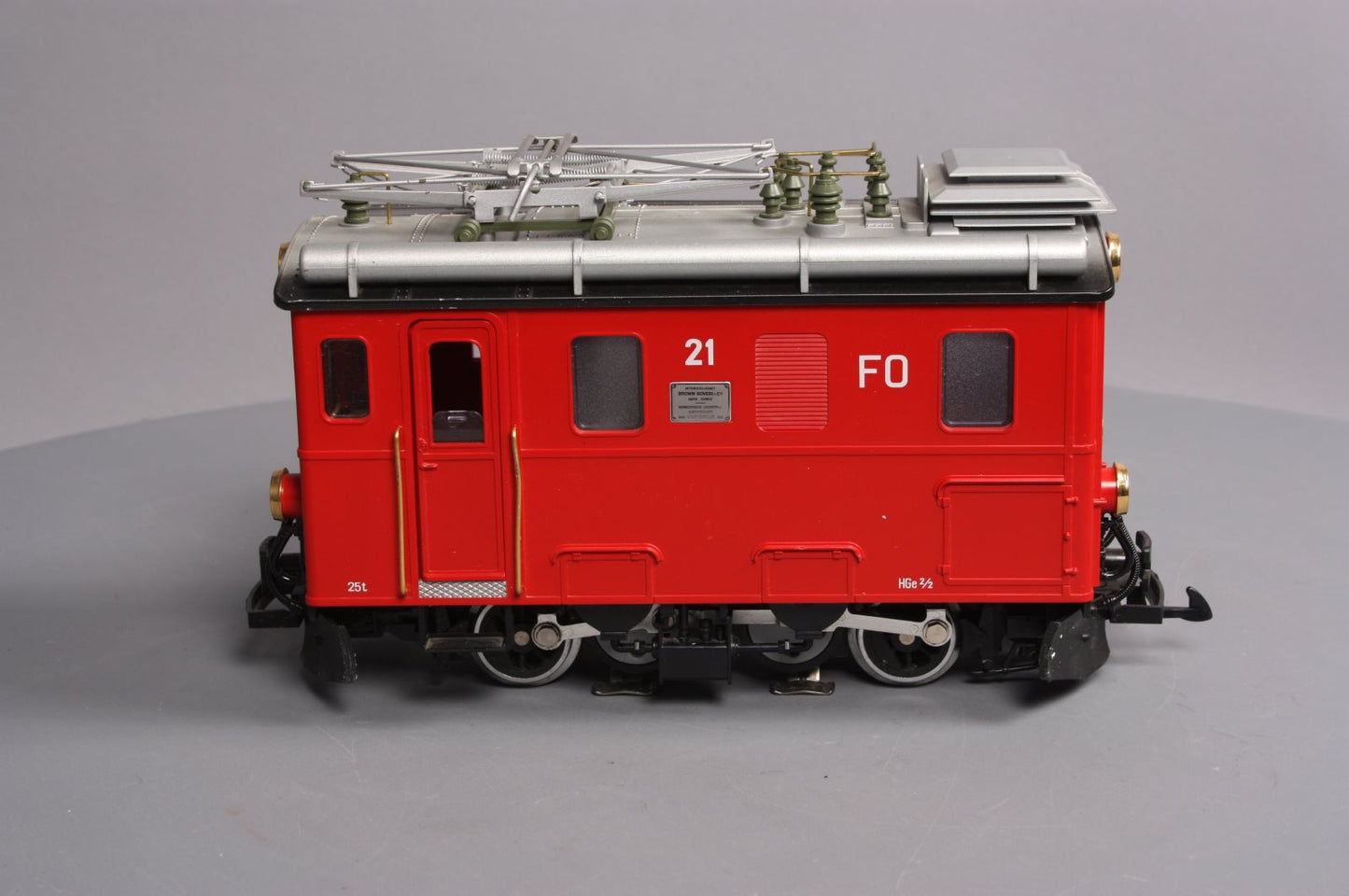 LGB 2046 G Scale RhB Rack Electric Locomotive #21 LN/Box