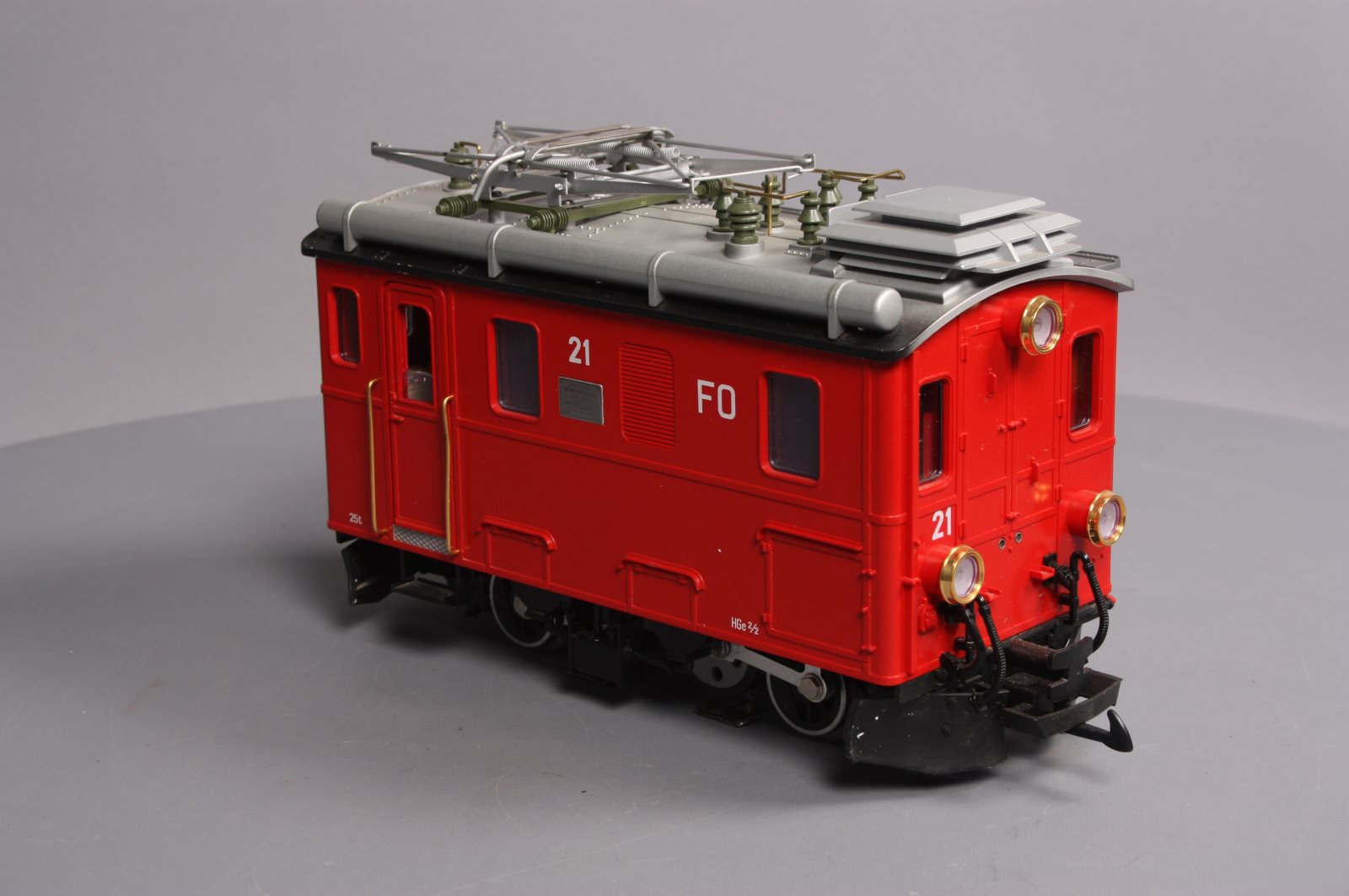 LGB 2046 G Scale RhB Rack Electric Locomotive #21 LN/Box