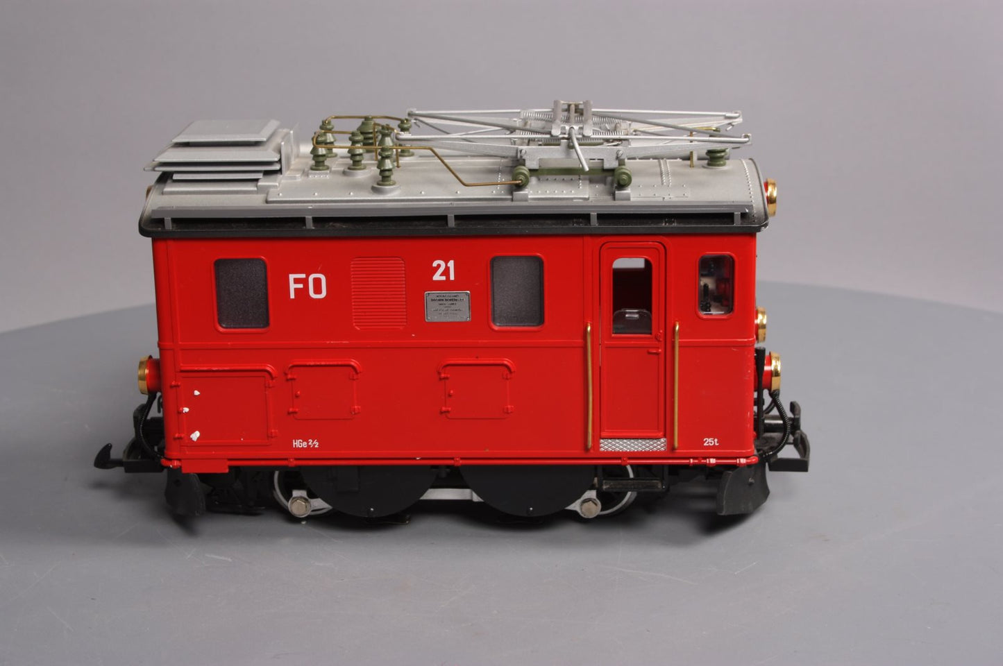 LGB 2046 G Scale RhB Rack Electric Locomotive #21 LN/Box