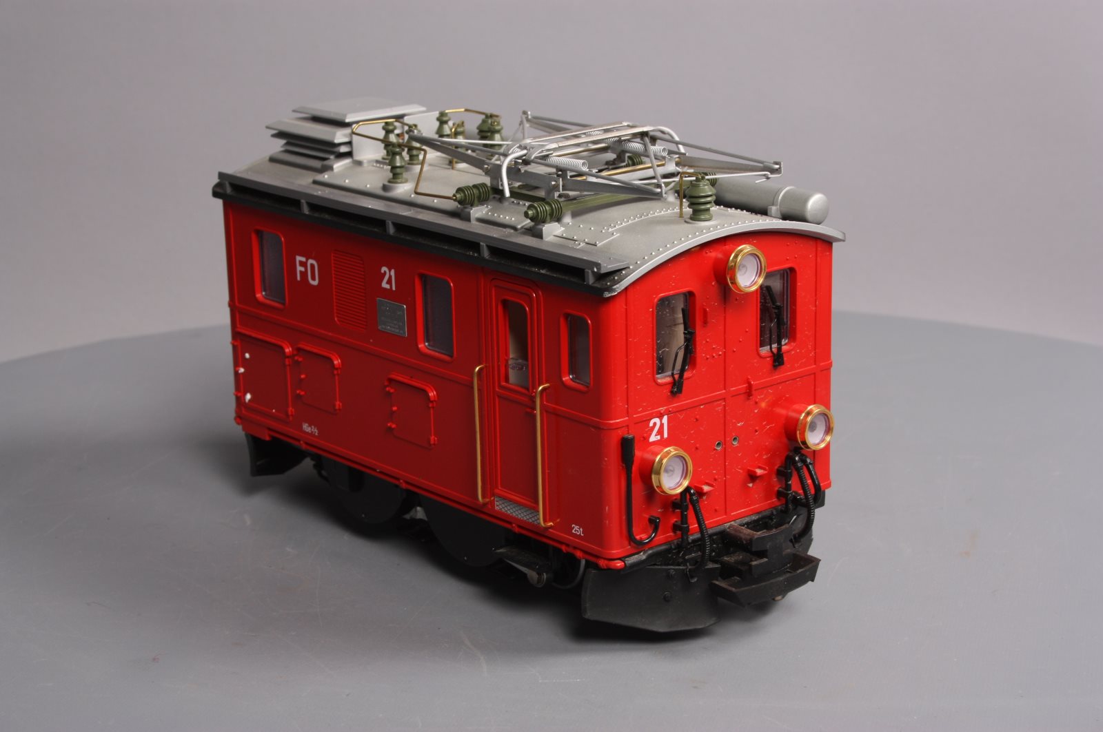 LGB 2046 G Scale RhB Rack Electric Locomotive #21 LN/Box