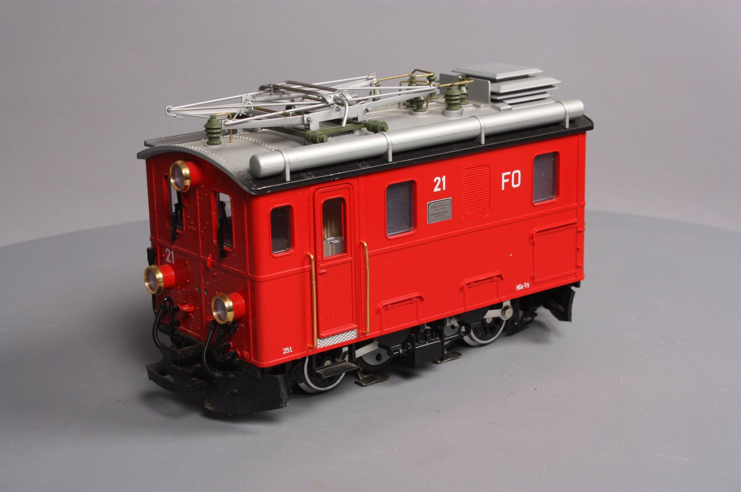 LGB 2046 G Scale RhB Rack Electric Locomotive #21 LN/Box