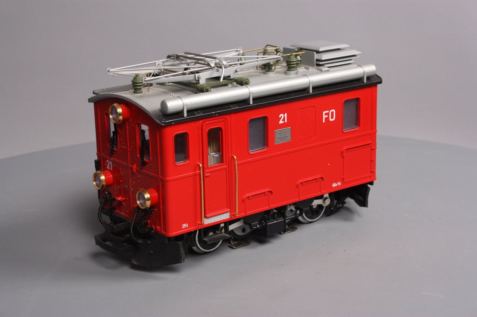 LGB 2046 G Scale RhB Rack Electric Locomotive #21 LN/Box