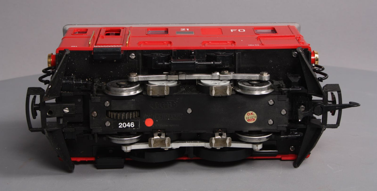 LGB 2046 G Scale RhB Rack Electric Locomotive #21 LN/Box
