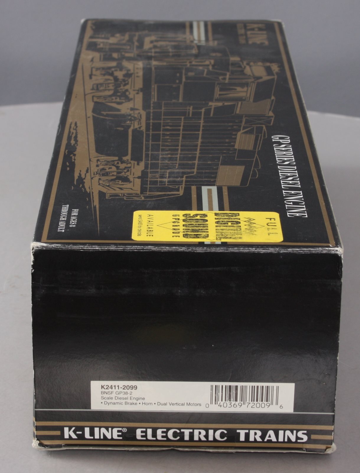 K-Line K2411-2099 O Burlington Northern Santa Fe GP38-2 Diesel Locomotive #2099 LN/Box
