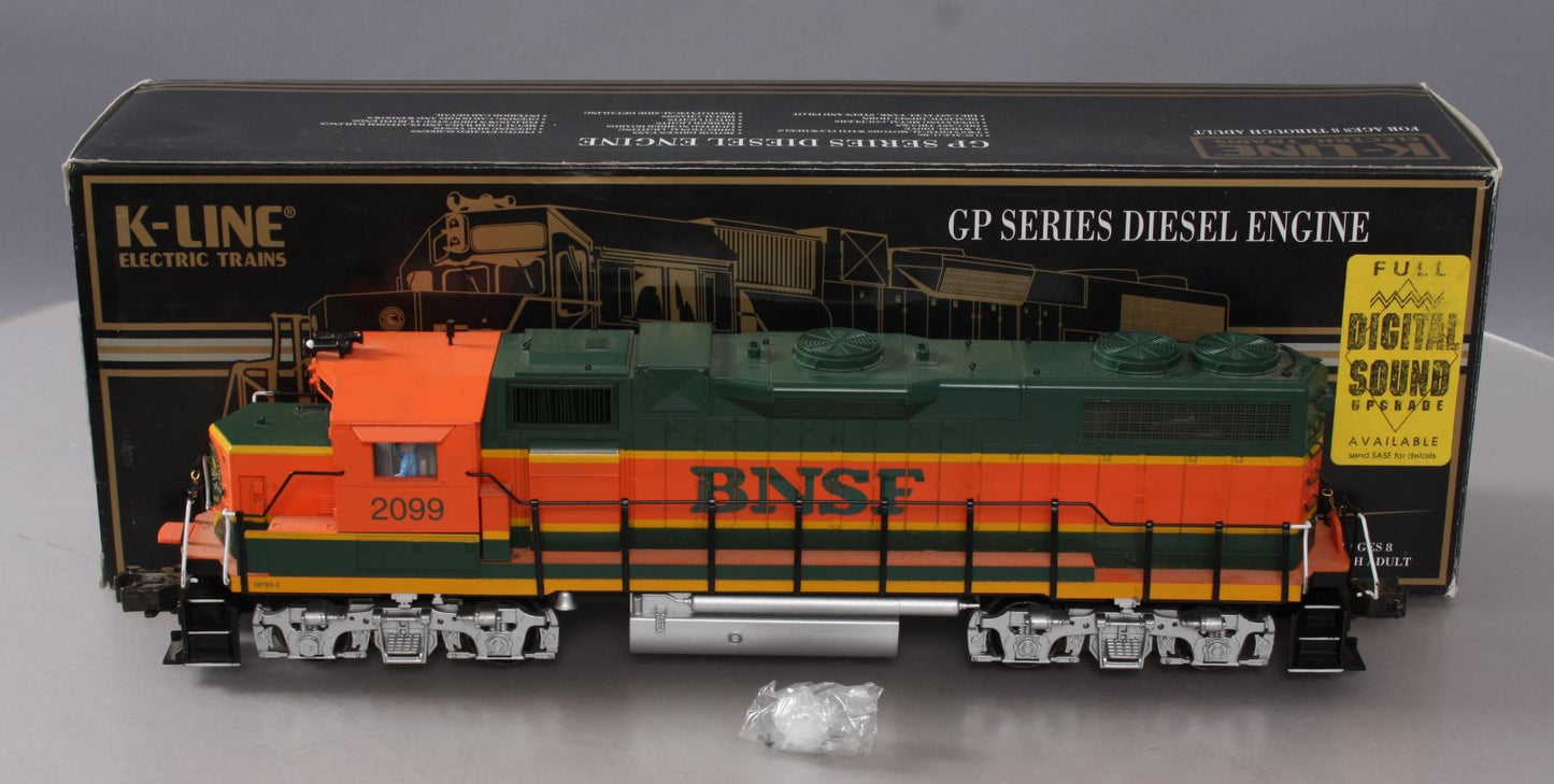 K-Line K2411-2099 O Burlington Northern Santa Fe GP38-2 Diesel Locomotive #2099 LN/Box