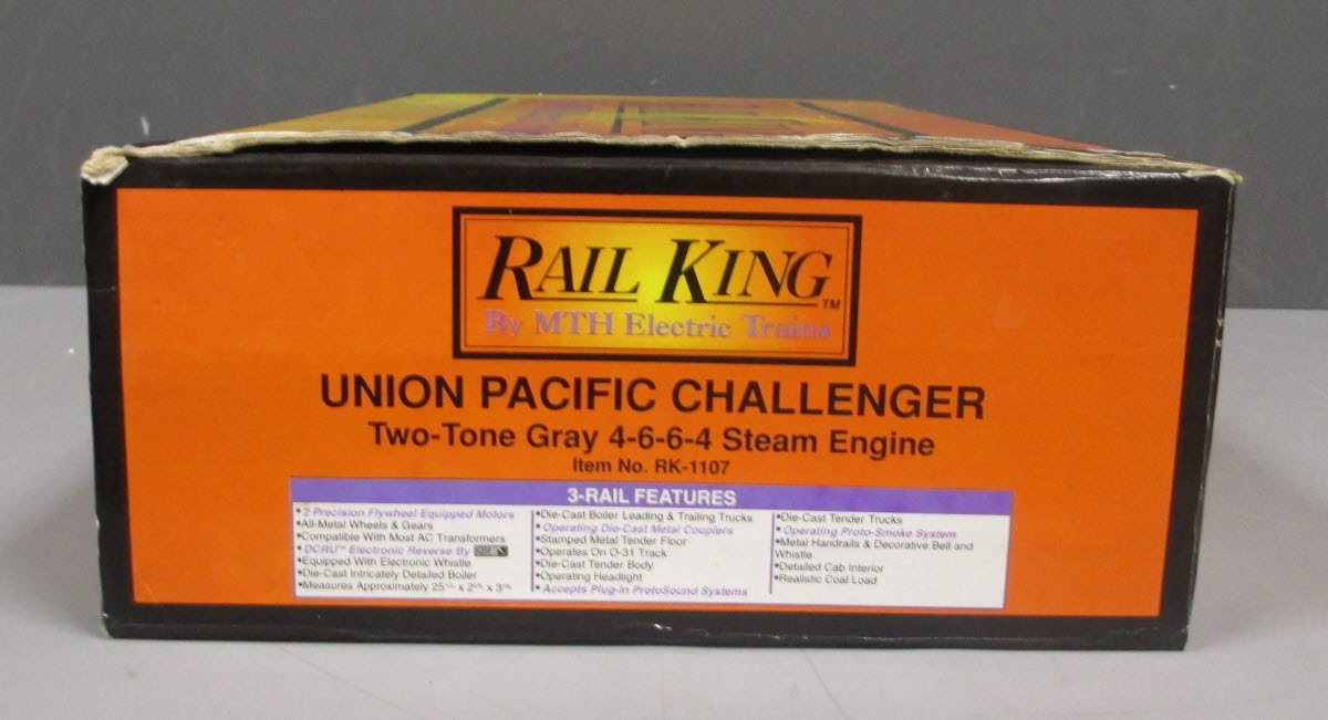 MTH 30-1107 O Union Pacific 4-6-6-4 Challenger Steam Locomotive & Tender #3982 NIB