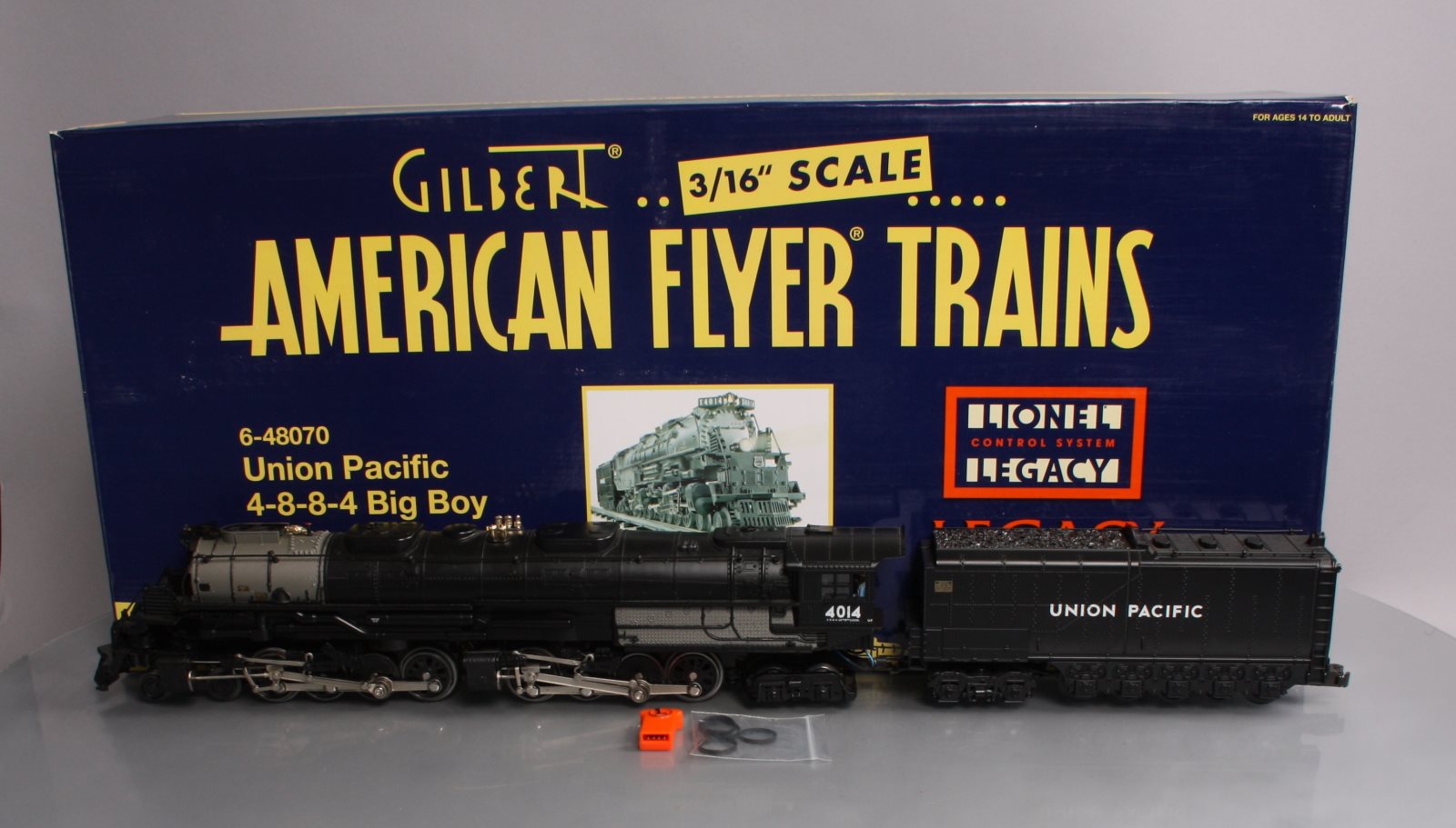 American Flyer 6-48070 S Union Pacific 4-8-8-4 Big Boy Steam Locomotive #4014 LN/Box