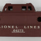 Lionel 64273-1 Brown Porthole Caboose Shell only