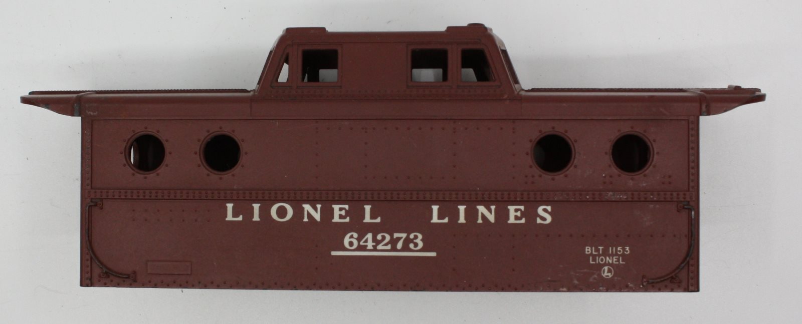 Lionel 64273-1 Brown Porthole Caboose Shell only