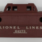 Lionel 64273-1 Brown Porthole Caboose Shell only
