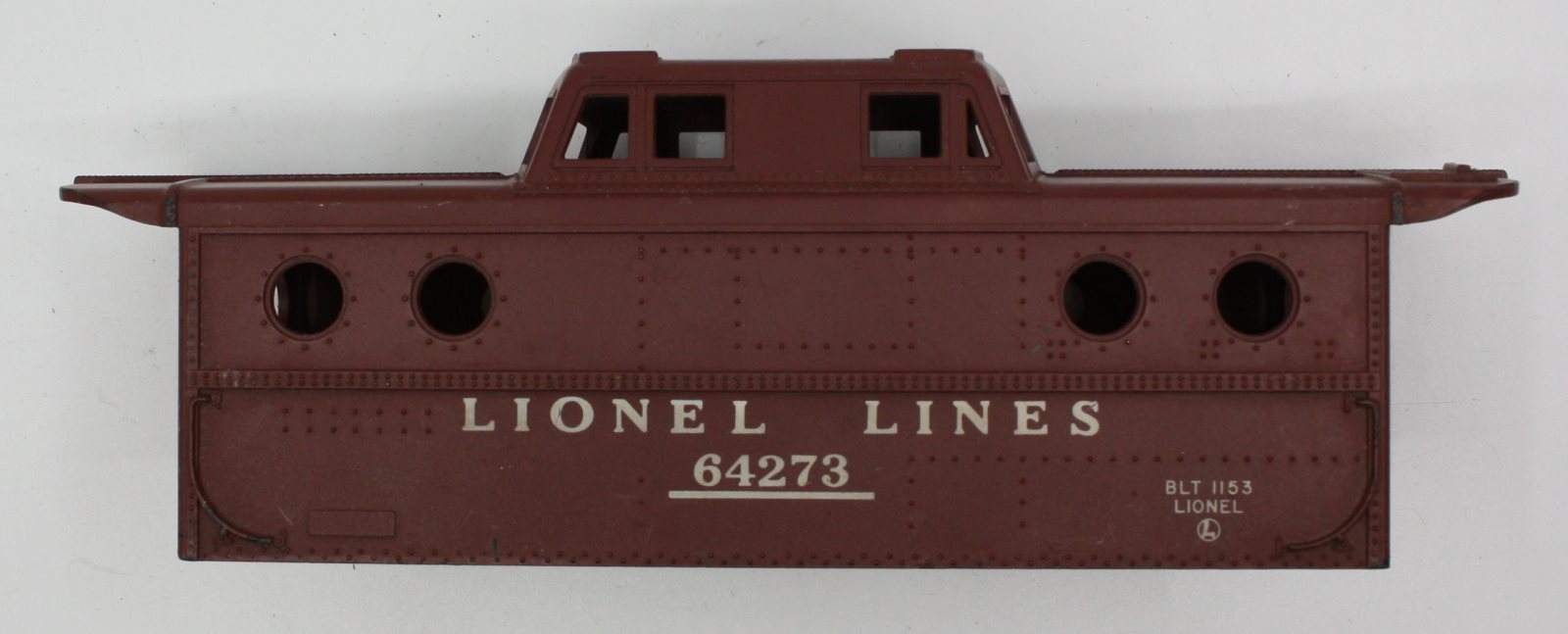 Lionel 64273-1 Brown Porthole Caboose Shell only