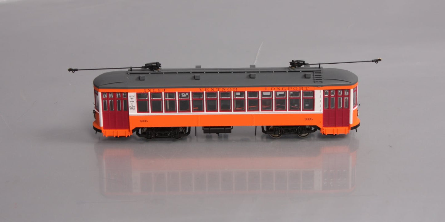 Bowser 12817 HO Scale Atlantic City Streetcar #6885