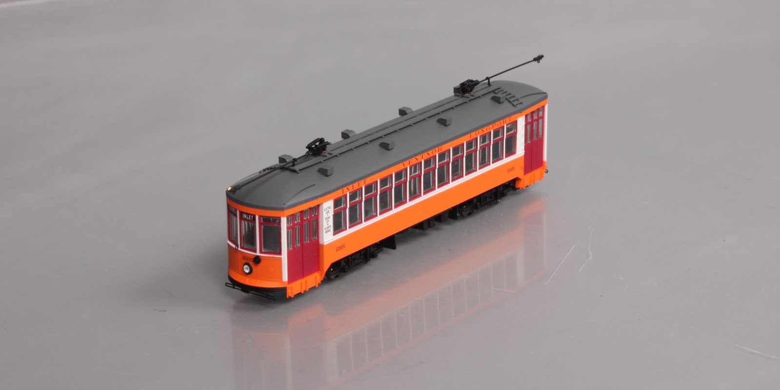 Bowser 12817 HO Scale Atlantic City Streetcar #6885