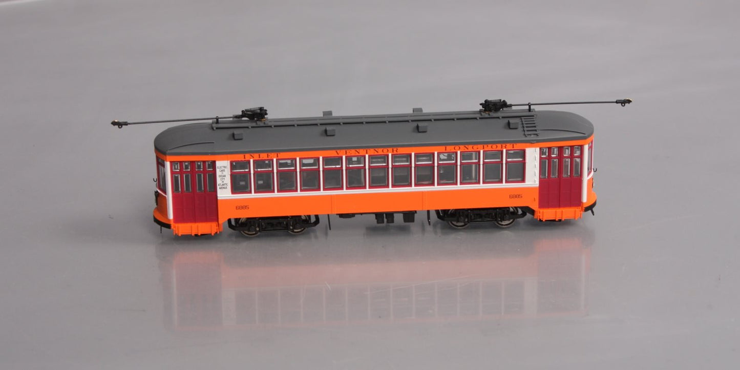 Bowser 12817 HO Scale Atlantic City Streetcar #6885