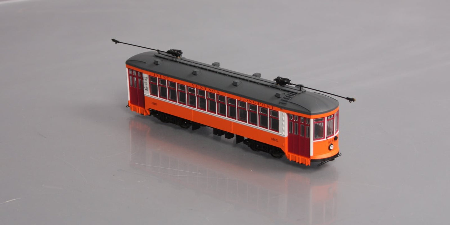 Bowser 12817 HO Scale Atlantic City Streetcar #6885