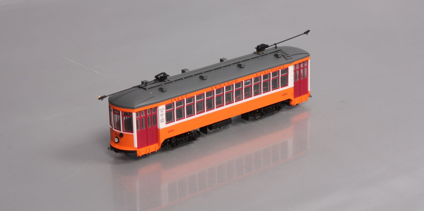 Bowser 12817 HO Scale Atlantic City Streetcar #6885