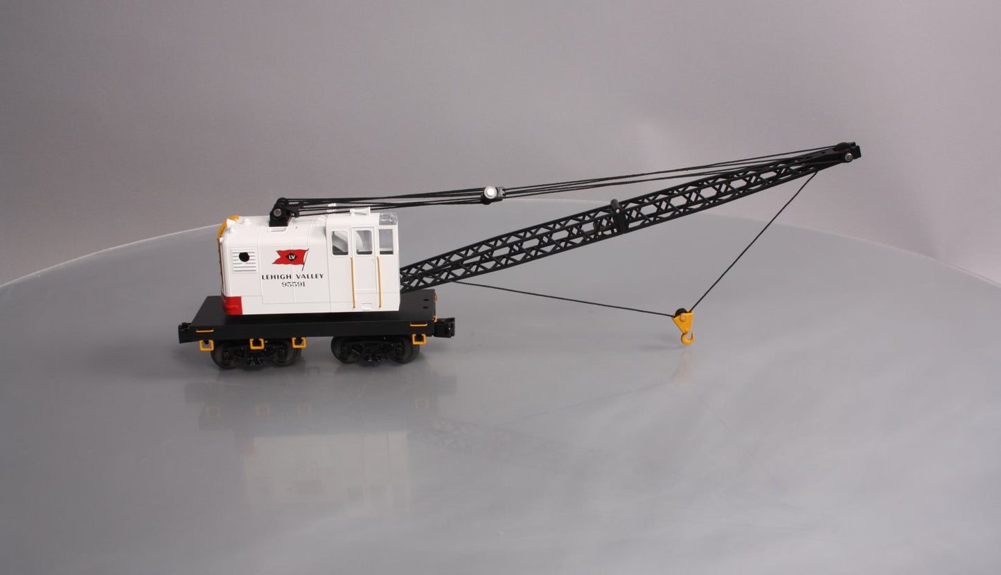 MTH 30-79330 O Lehigh Valley American Crane Car #95591