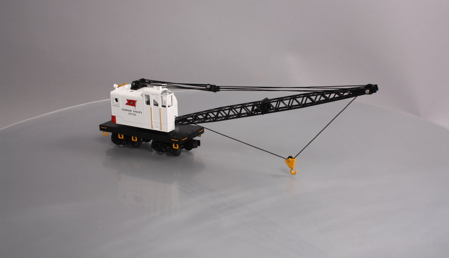 MTH 30-79330 O Lehigh Valley American Crane Car #95591