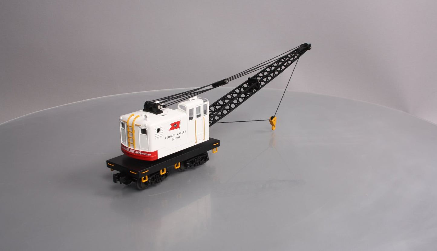 MTH 30-79330 O Lehigh Valley American Crane Car #95591