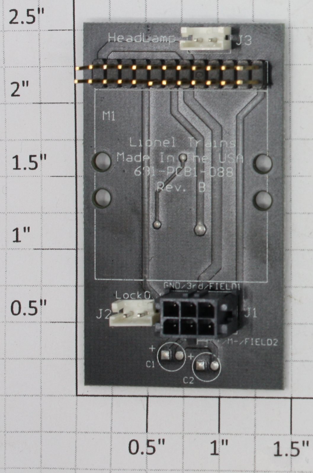 Lionel 691PCB1088 Snowplow R2LC Motherboard PCB Circuit Board