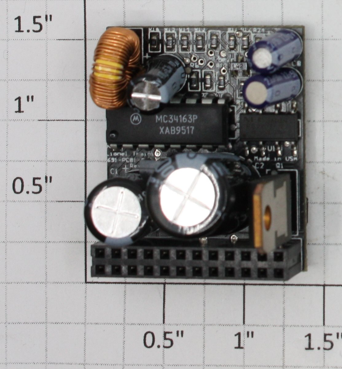 Lionel 691PCB104D RailSounds 3.0 - 5.0 Power Supply Circuit Board