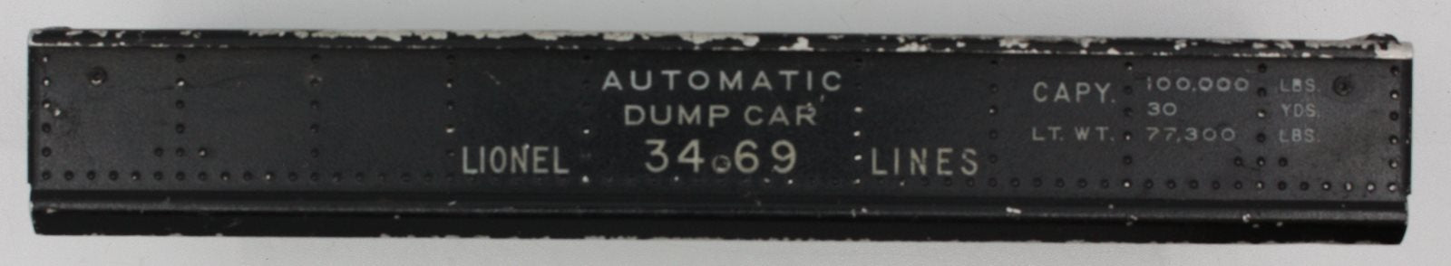 Lionel 3469-2 Ore Dump Car Tray without Door