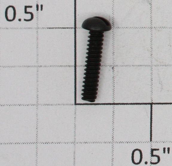 Lionel #4-40 x 1/2" Black Slotted Round Head Machine Screw