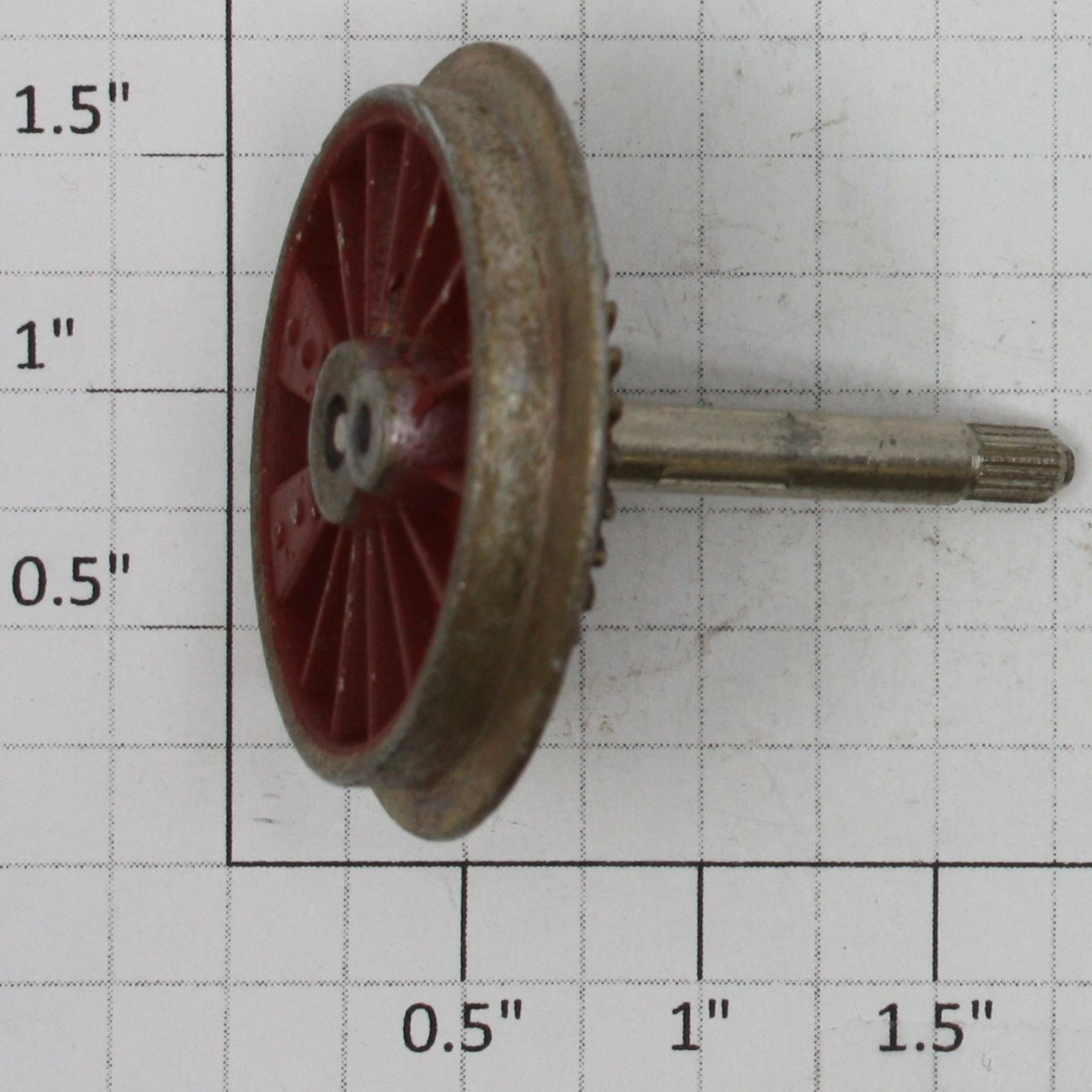 Lionel 1862-38 O Gauge "General" Gear Wheel and Non-Magnetic Axle