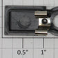 Lionel 140-12R Black Lamp Cover & Clip Assembly