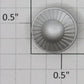 Lionel 18133-24 Silver F3 Fan Volume Knob