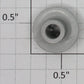 Lionel 18133-24 Silver F3 Fan Volume Knob