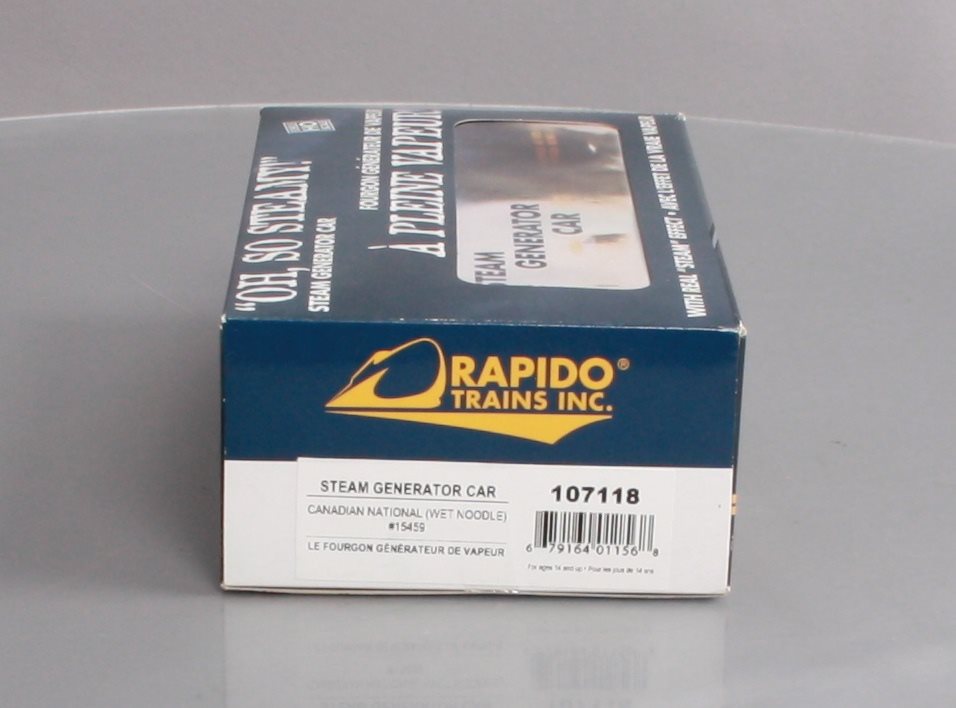 Rapido 107118 HO Scale Canadian National (Wet Noodle) Steam Generator Car #15459 LN/Box