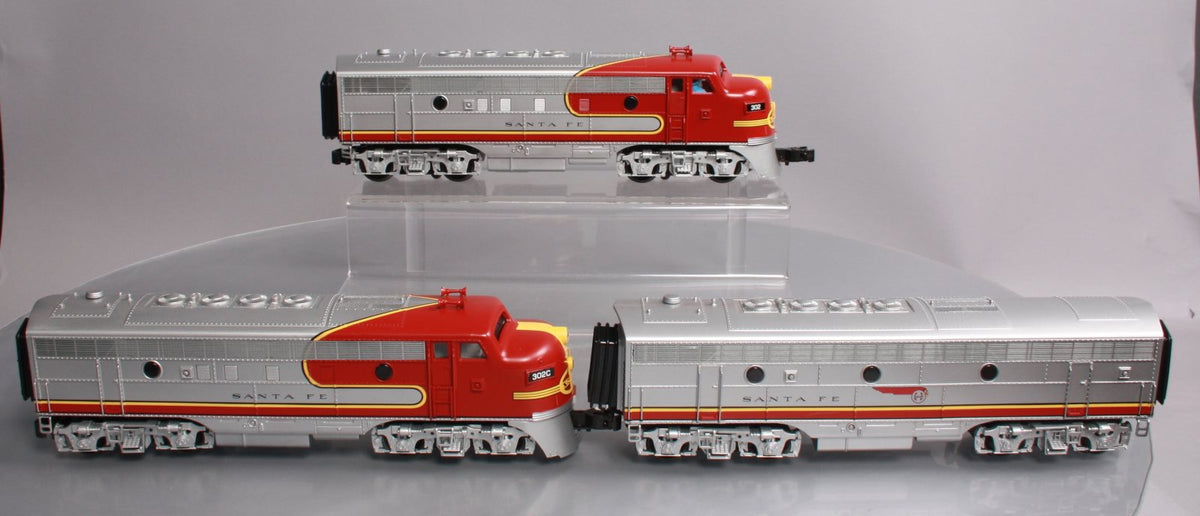 K-Line K25301 O Santa Fe ABA Diesel Loco Set w/TMCC #302 LN/Box