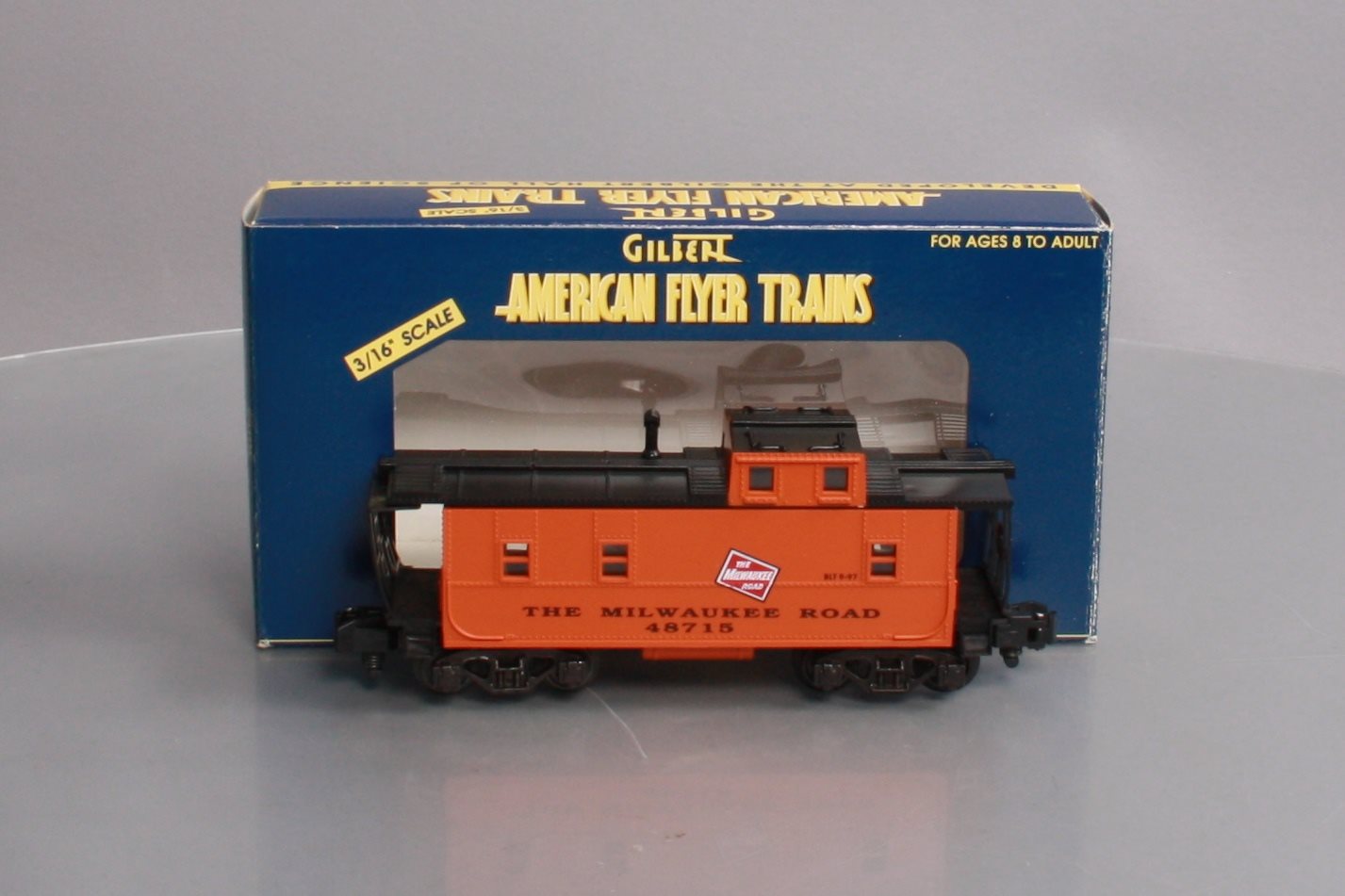 American Flyer 6-48715 S Gauge Milwaukee Road Offset Cupola Caboose #48715 LN/Box