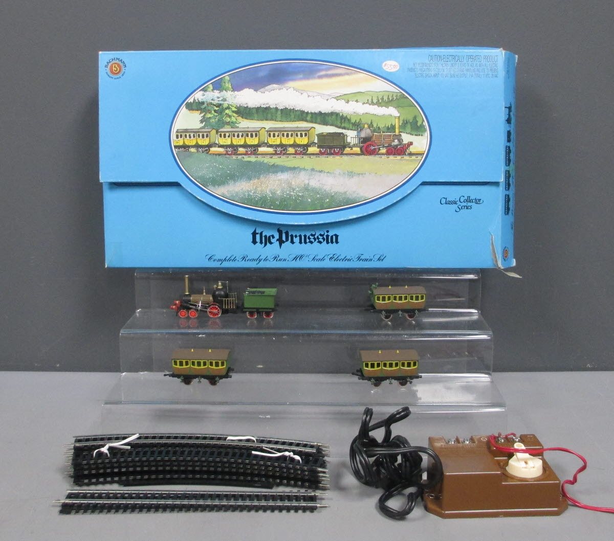 Bachmann 40-0155 HO Scale The Prussian Steam Train Set EX/Box