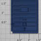 Lionel 6468-7 Blue Right Hand Boxcar Door