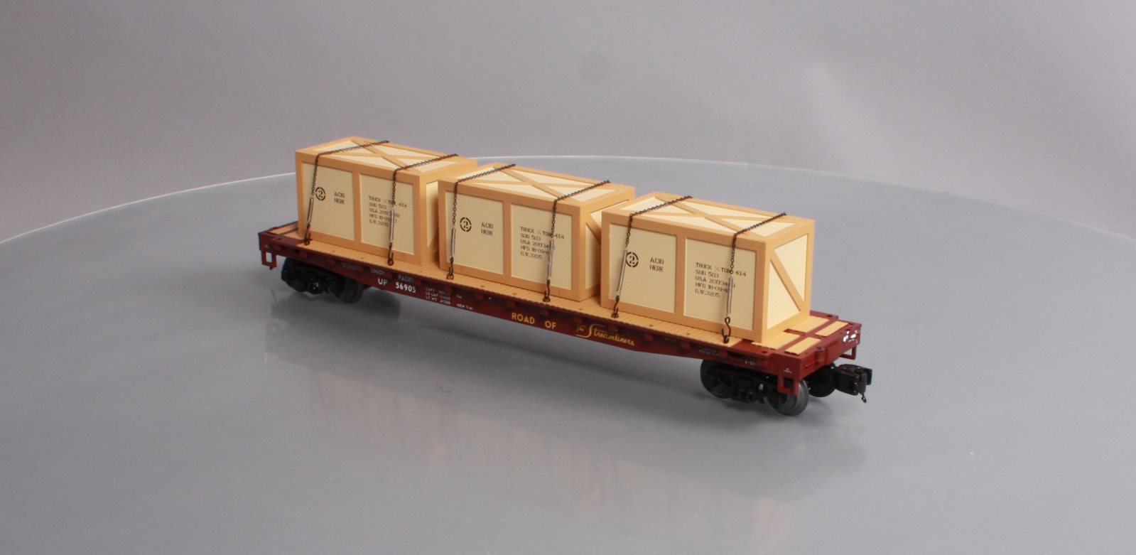 MTH 20-98997 Union Pacific Flatcar w/Crates