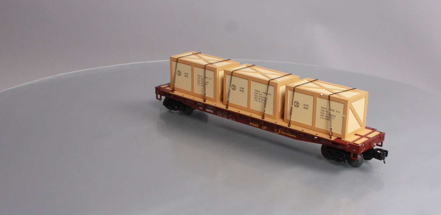 MTH 20-98997 Union Pacific Flatcar w/Crates