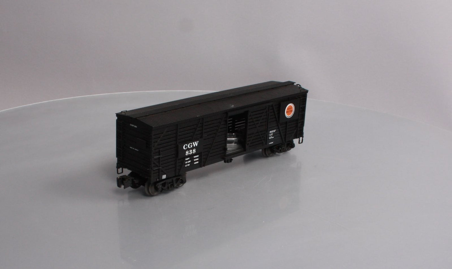 Lionel 6-17716 O Gauge Chicago & Great Western ACF 40-Ton Stock Car #838