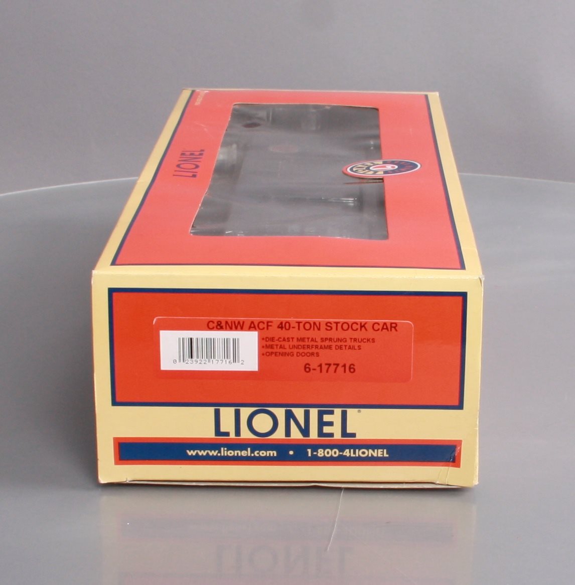 Lionel 6-17716 O Gauge Chicago & Great Western ACF 40-Ton Stock Car #838