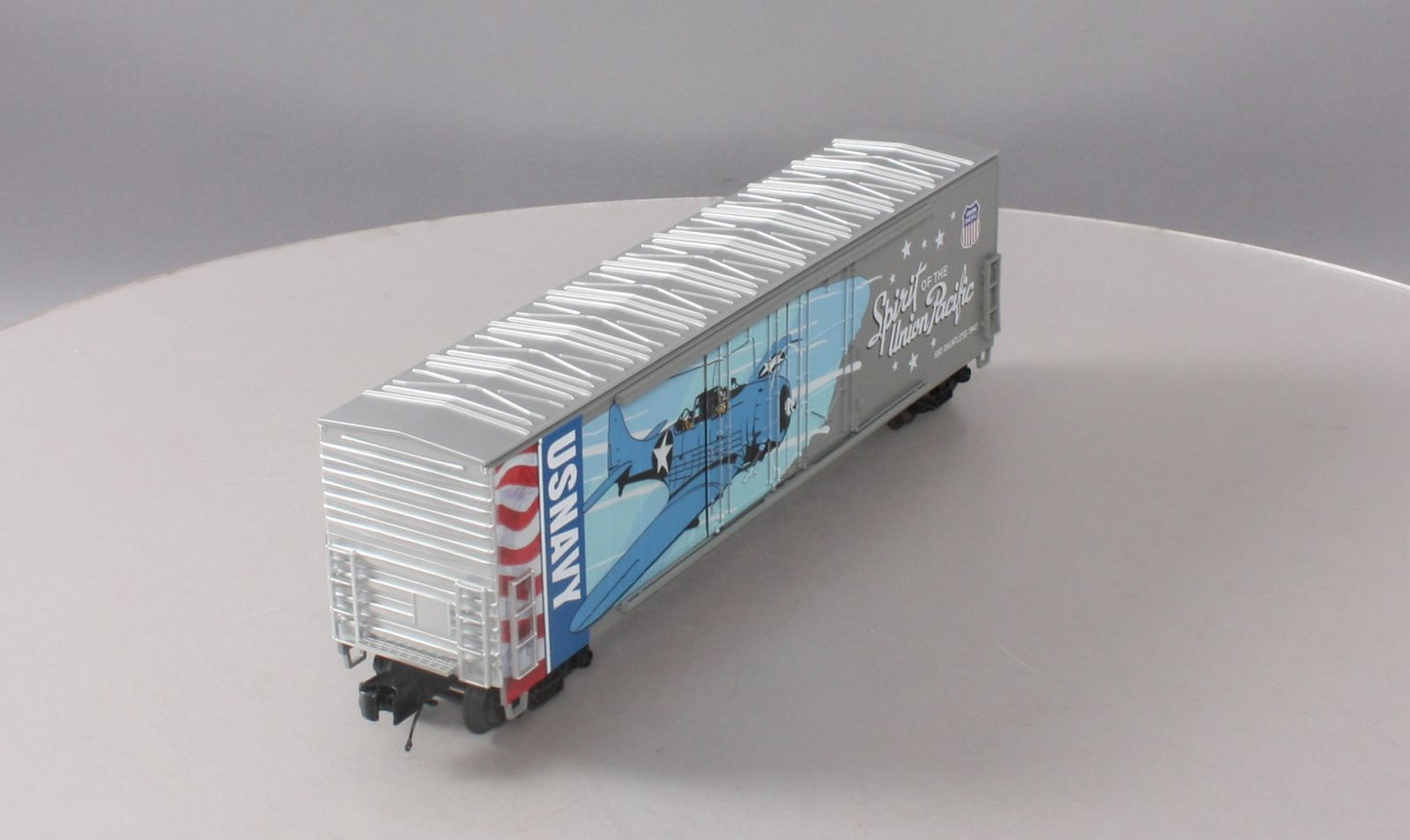 MTH 20-93754 O UP Navy Spirit SBD Dauntless 1942 50’ Double Door Plugged Boxcar