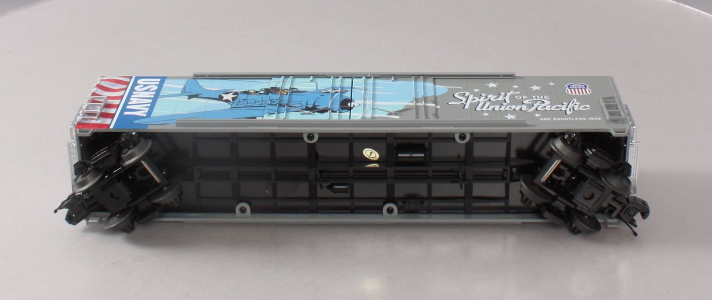 MTH 20-93754 O UP Navy Spirit SBD Dauntless 1942 50’ Double Door Plugged Boxcar